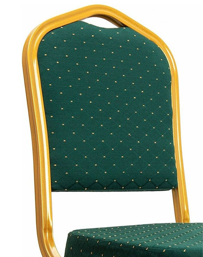 Green Banqueting Chairs Metal Stacking Dining Chairs Chruch Wedding Hall Party Events