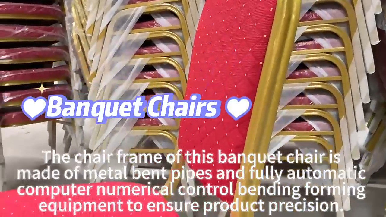 Banqueting Chairs Metal Stacking Dining Chairs Wedding Hall Chruch Party Events